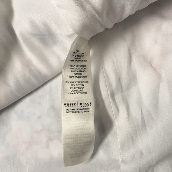 WHBM Full A-line Floral Skirt Sz 10 - Picture 6 of 7